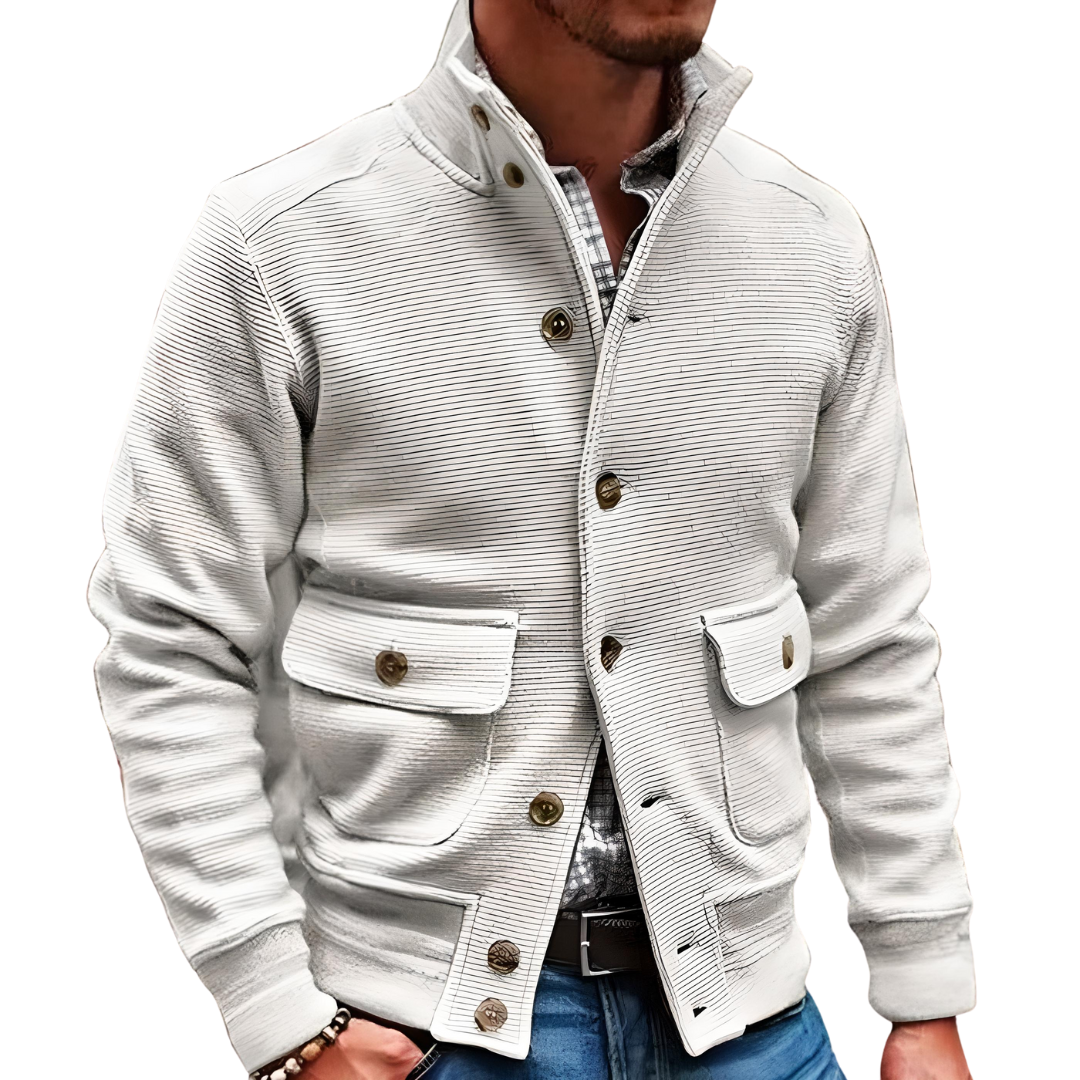 Premium men's knitted cardigan