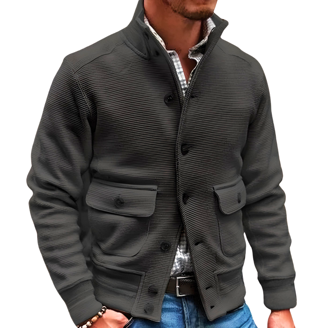 Premium men's knitted cardigan