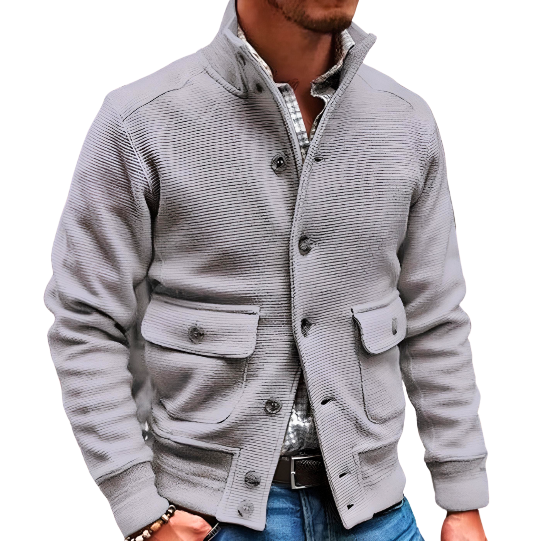 Premium men's knitted cardigan