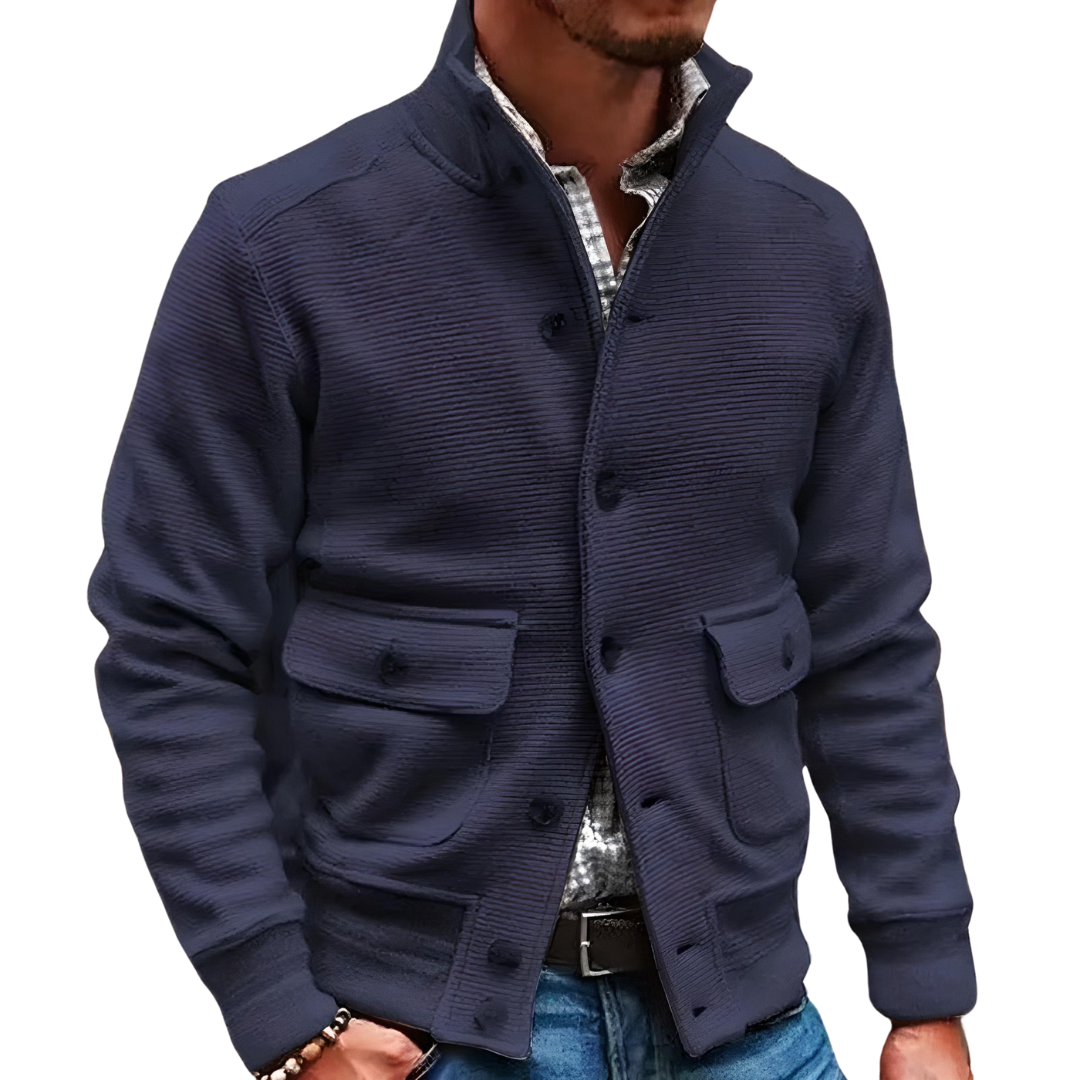 Premium men's knitted cardigan