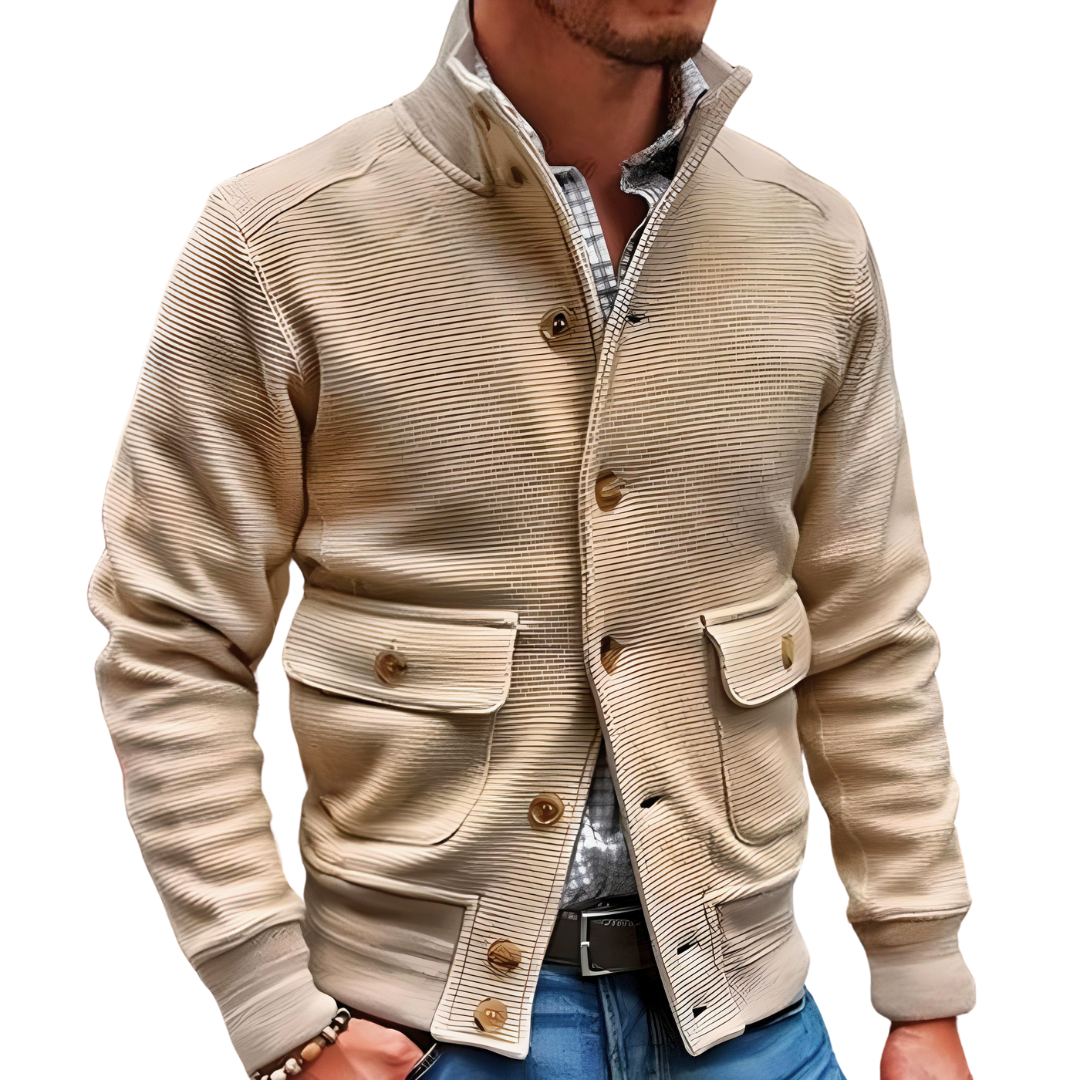 Premium men's knitted cardigan