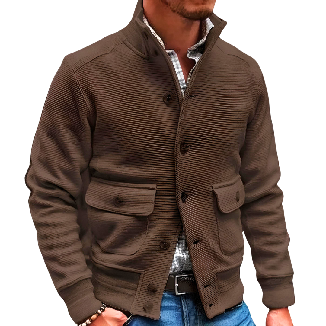 Premium men's knitted cardigan