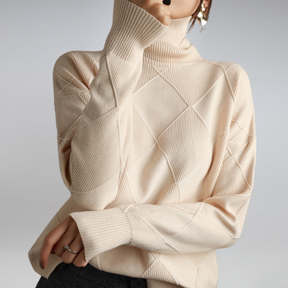 Adelia Cashmere Turtleneck Sweater