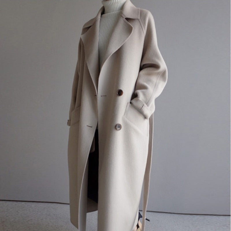 ACELYA - Long Wool Coat