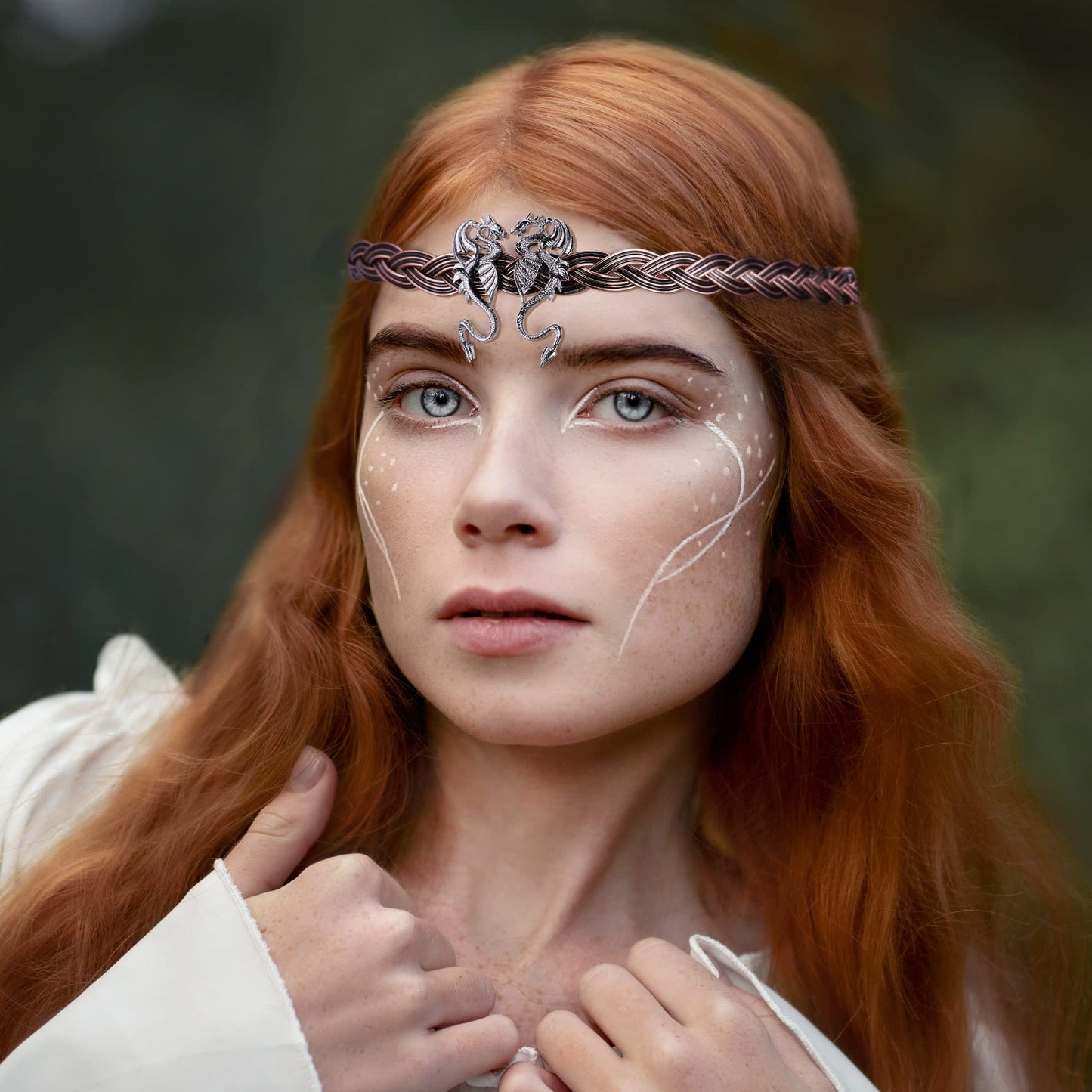 Braided Metal Circlet Crown