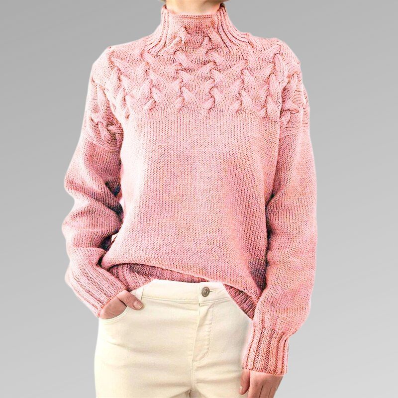 Alice | Gerippter Rollkragenpullover