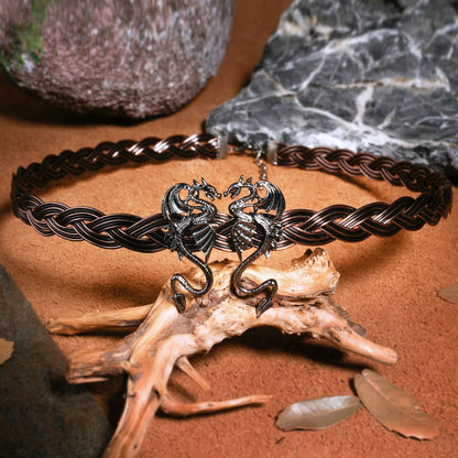 Braided Metal Circlet Crown