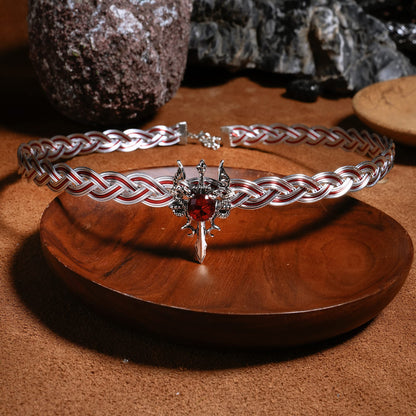 Braided Metal Circlet Crown