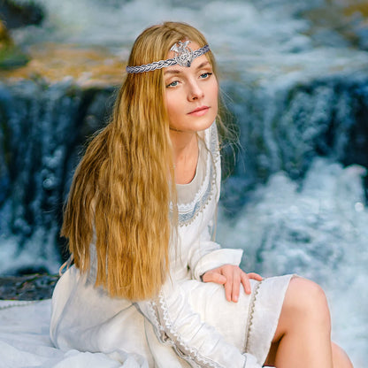 Braided Metal Circlet Crown