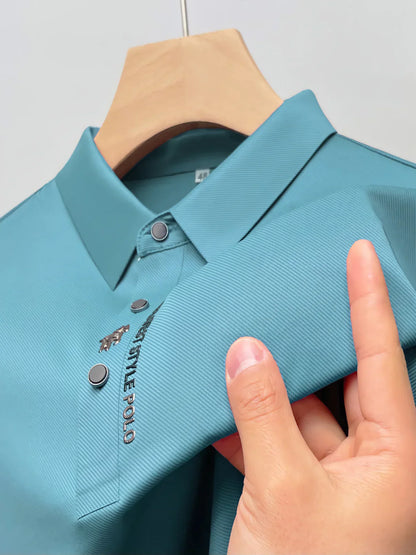 Veneto: Wrinkle-Free Muscle Fit Polo Shirt